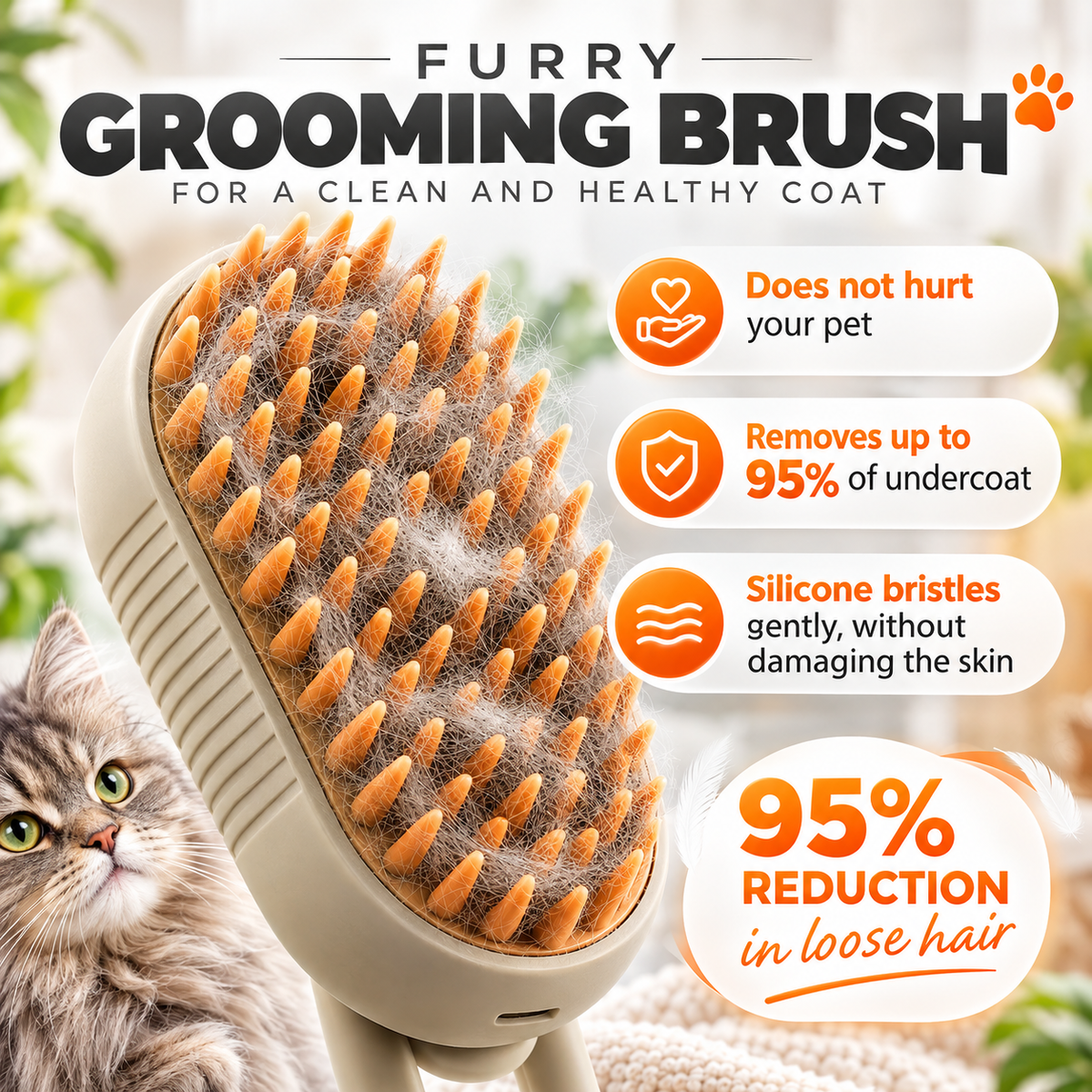 Pet hair removal brush™