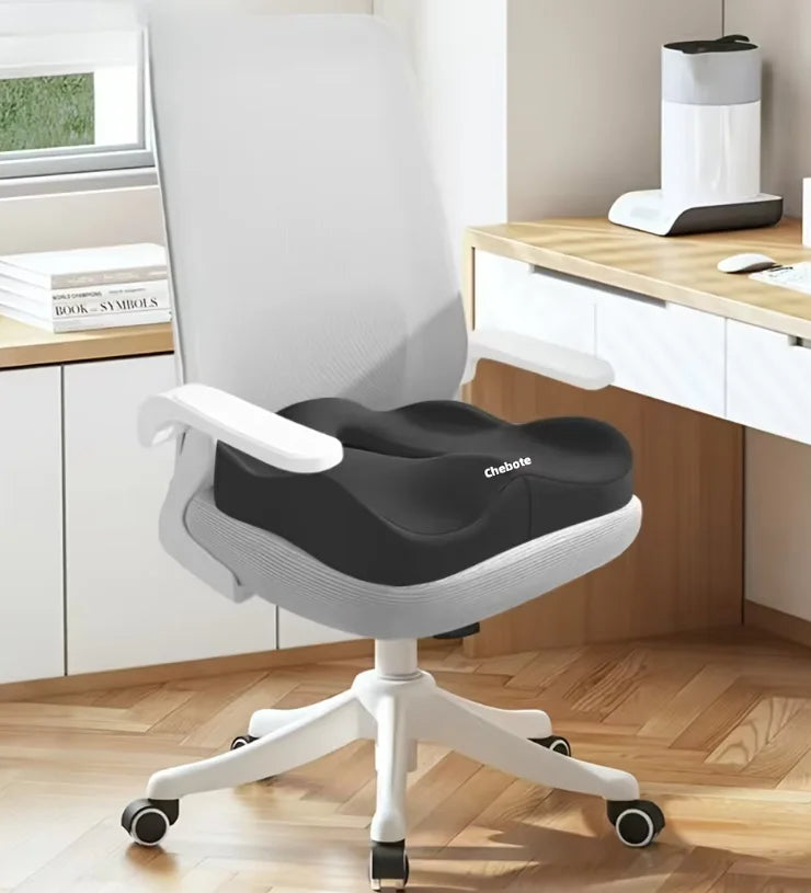 Memory Foam Seat Cushion - 3D Ergonomic Support™