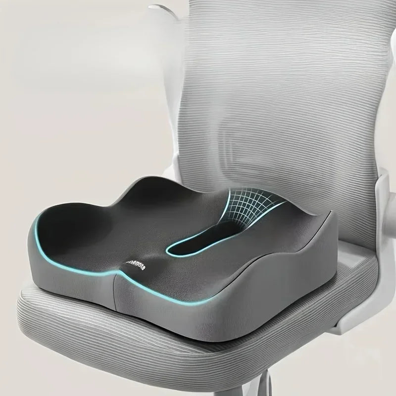 Memory Foam Seat Cushion - 3D Ergonomic Support™