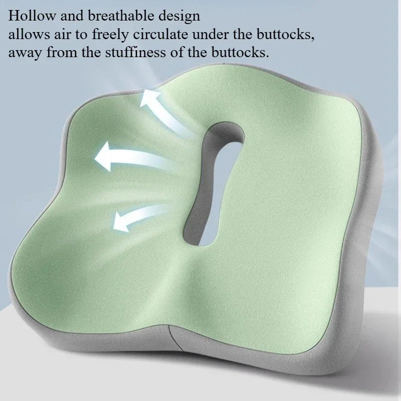 Memory Foam Seat Cushion - 3D Ergonomic Support™